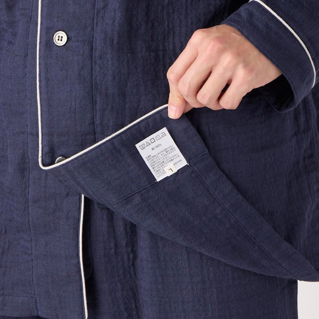 Marshmallow Gauze pyjamas in Navy