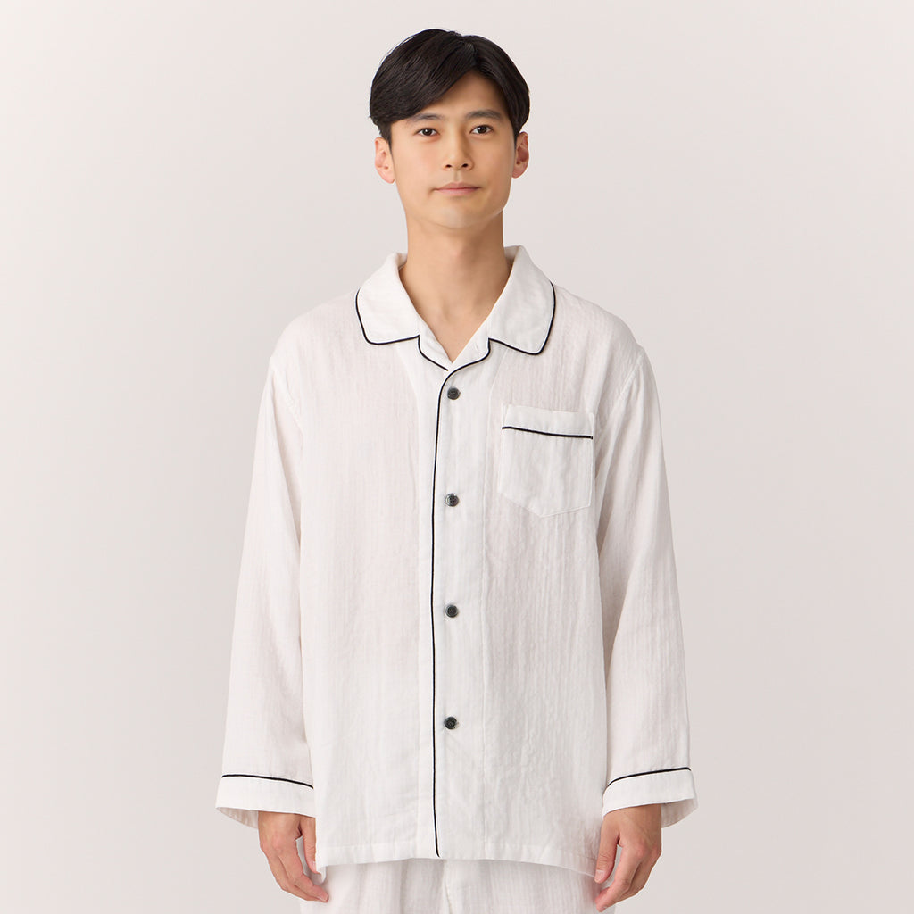 Marshmallow Gauze pyjamas in White