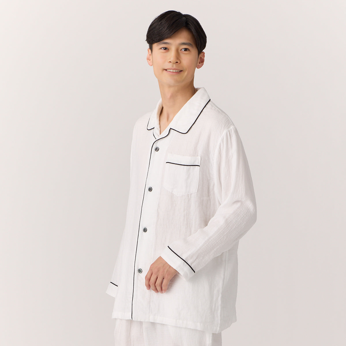 Marshmallow Gauze pyjamas in White