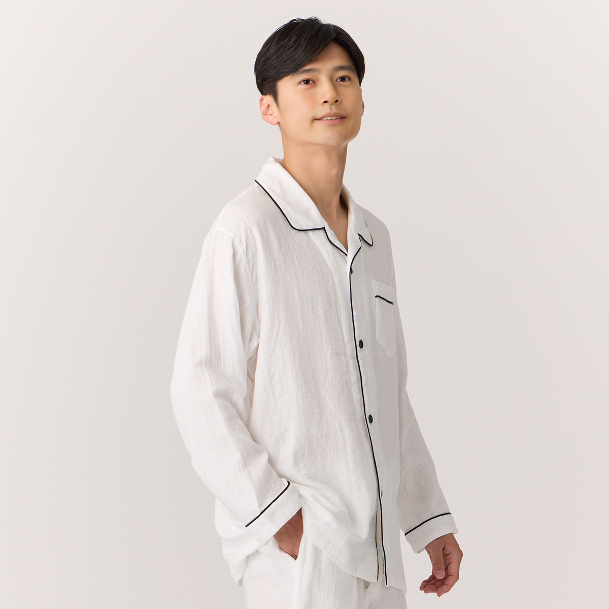 Marshmallow Gauze pyjamas in White
