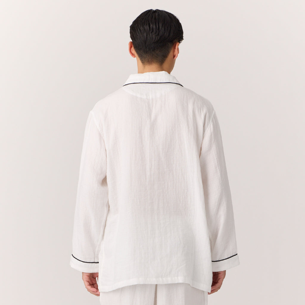 Marshmallow Gauze pyjamas in White
