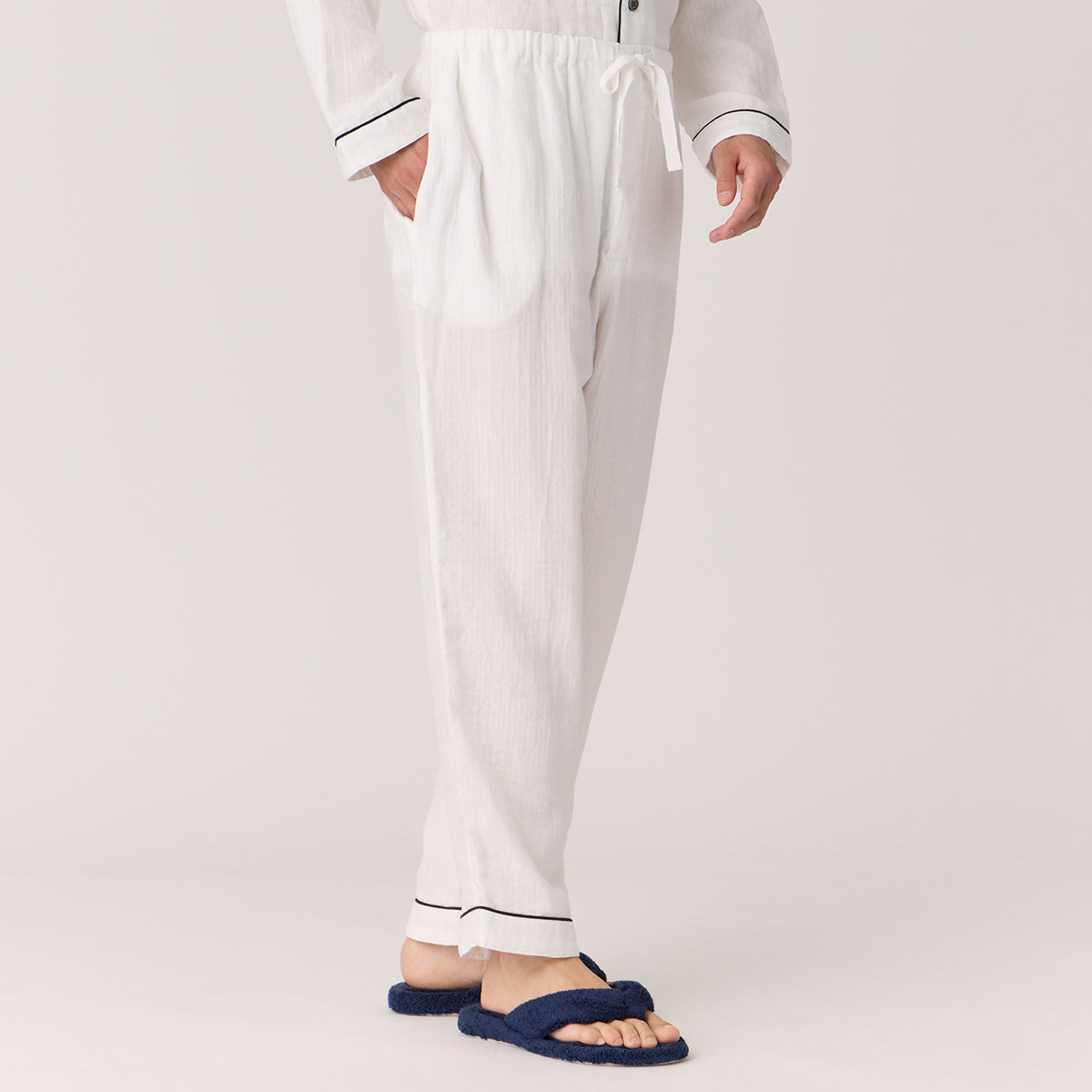 Marshmallow Gauze pyjamas in White