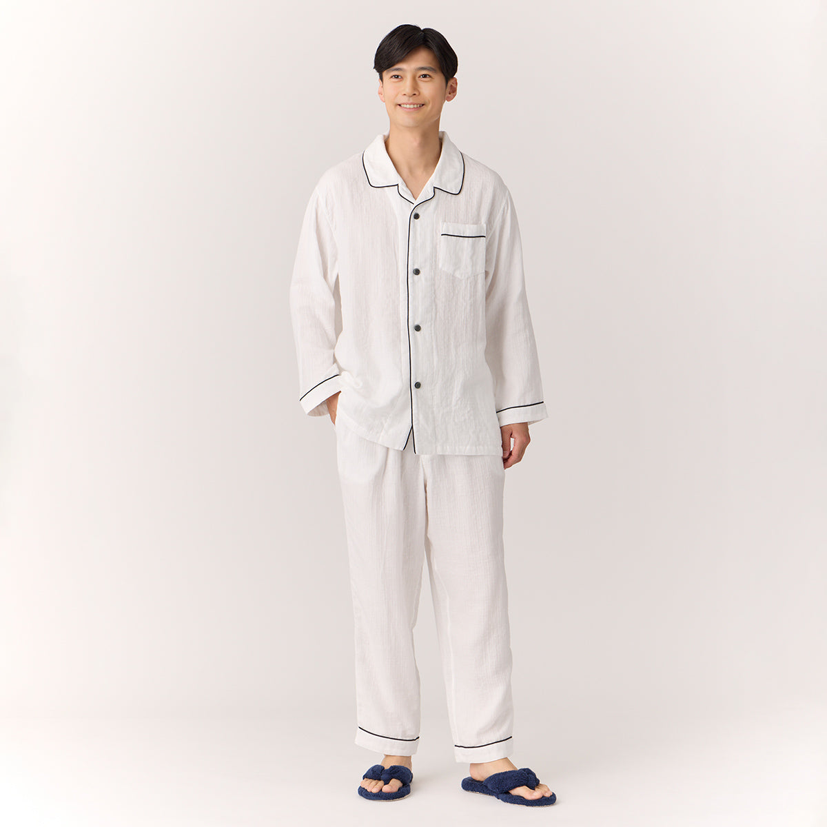 Marshmallow Gauze pyjamas in White