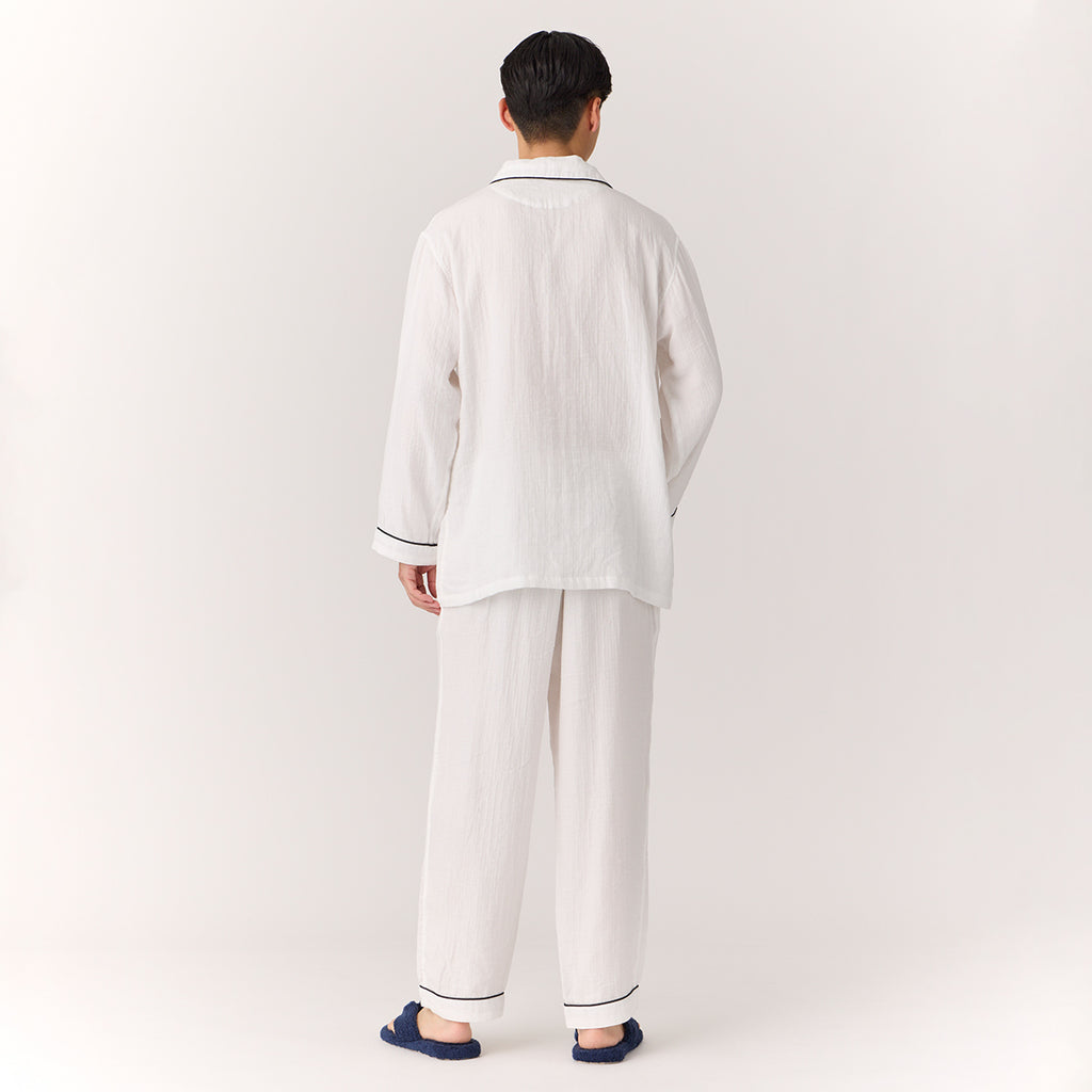 Marshmallow Gauze pyjamas in White