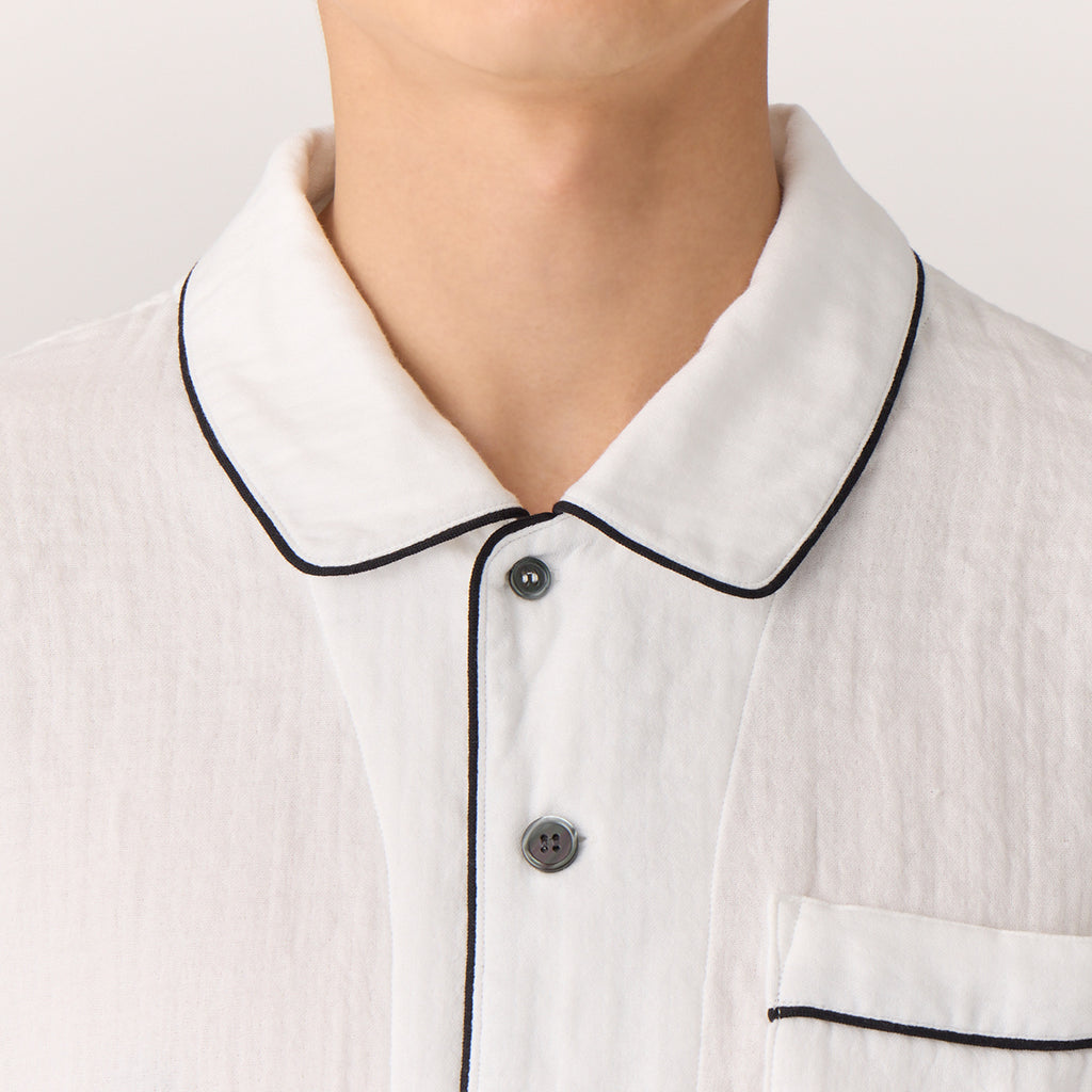 Marshmallow Gauze pyjamas in White