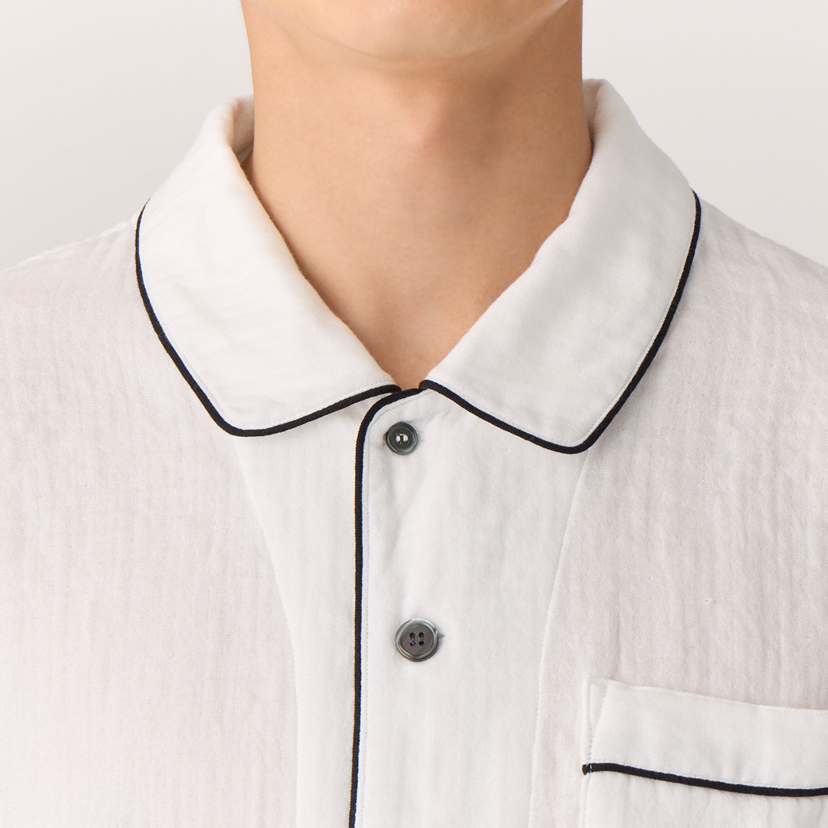 Marshmallow Gauze pyjamas in White