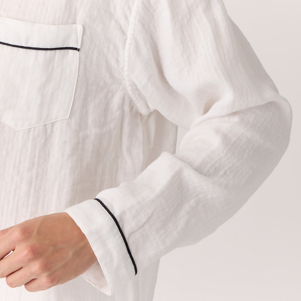 Marshmallow Gauze pyjamas in White