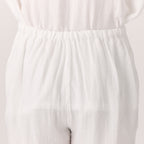 Marshmallow Gauze pyjamas in White
