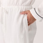 Marshmallow Gauze pyjamas in White