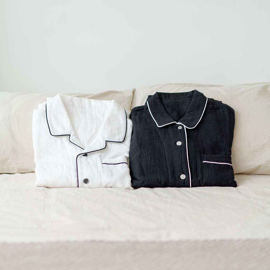 Marshmallow Gauze pyjamas in White