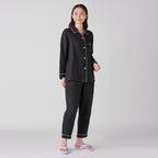 Marshmallow Gauze pyjamas in Black