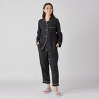 Marshmallow Gauze pyjamas in Black