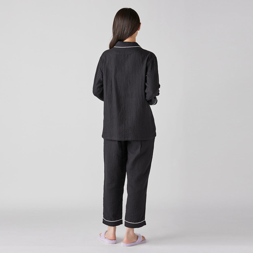 Marshmallow Gauze pyjamas in Black