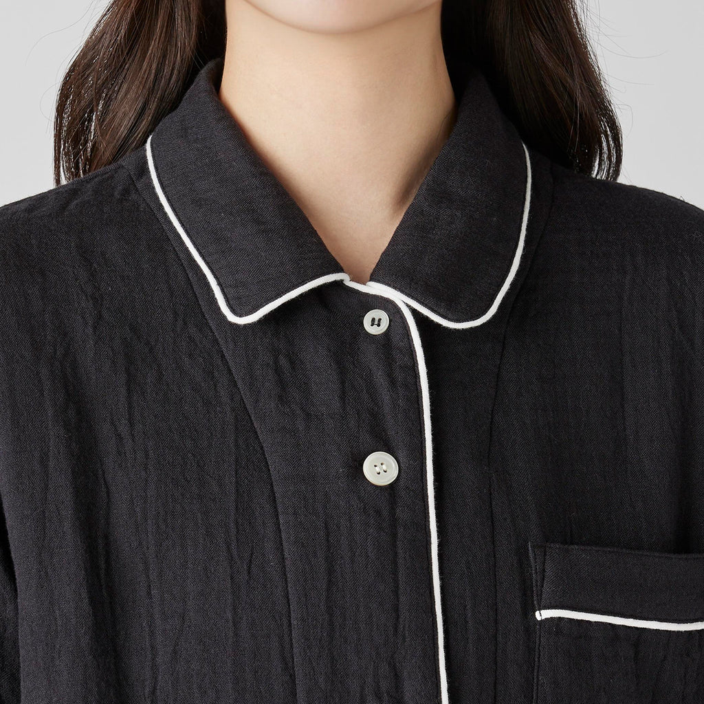 Marshmallow Gauze pyjamas in Black