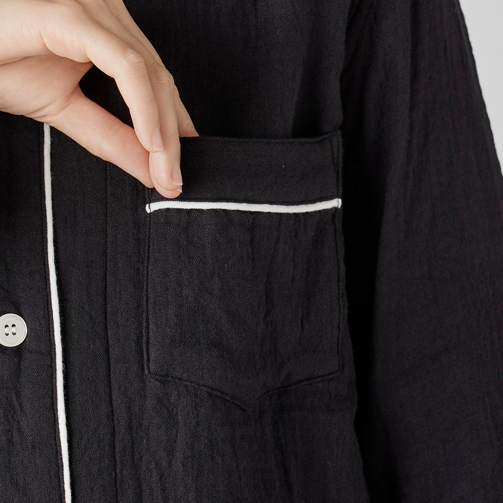 Marshmallow Gauze pyjamas in Black