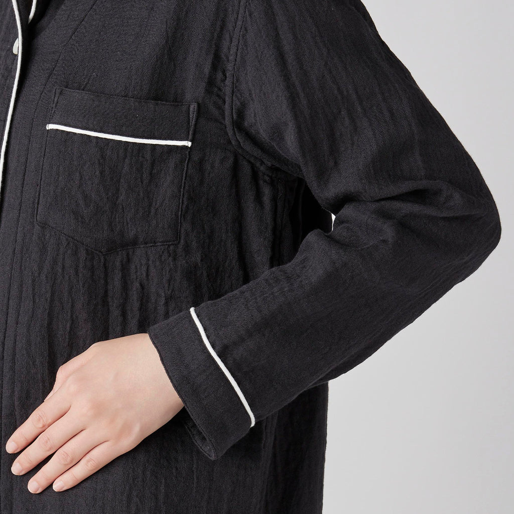 Marshmallow Gauze pyjamas in Black