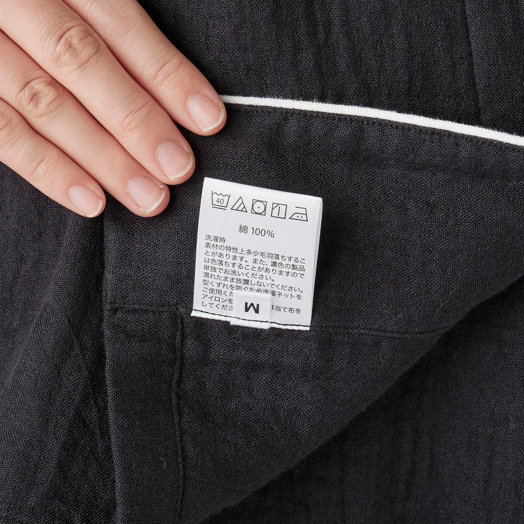 Marshmallow Gauze pyjamas in Black