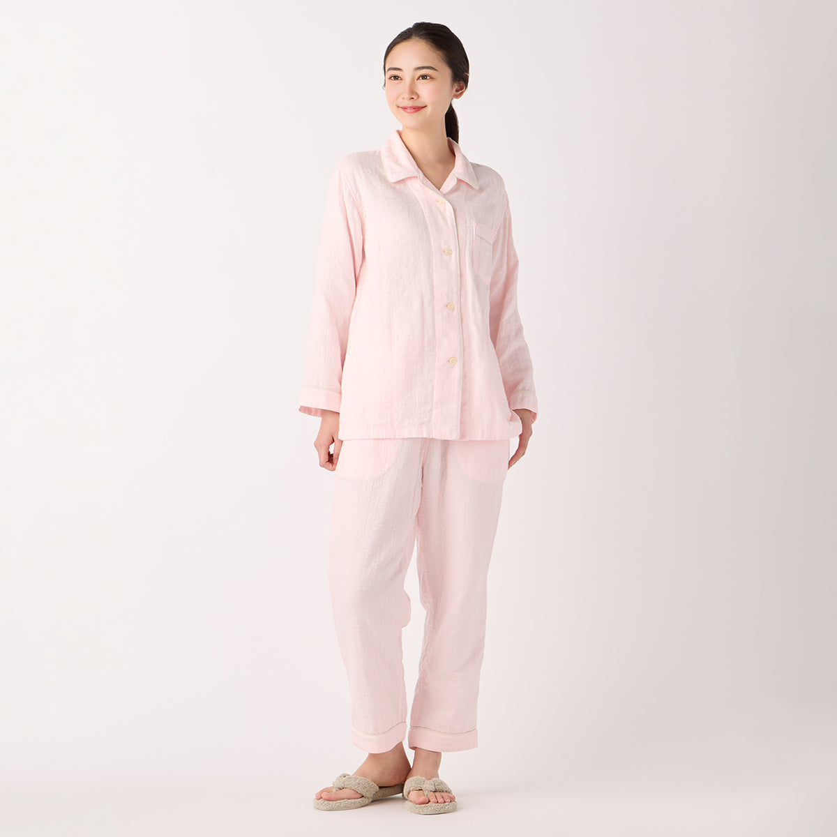 Marshmallow Gauze pyjamas in Light Pink