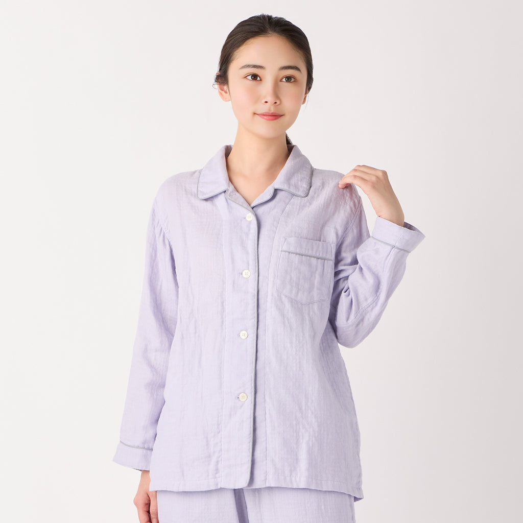 Marshmallow Gauze pyjamas in Violet