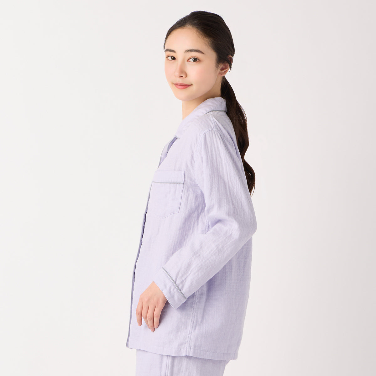 Marshmallow Gauze pyjamas in Violet