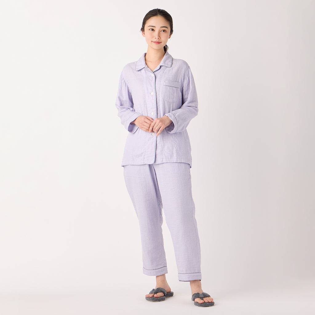Marshmallow Gauze pyjamas in Violet