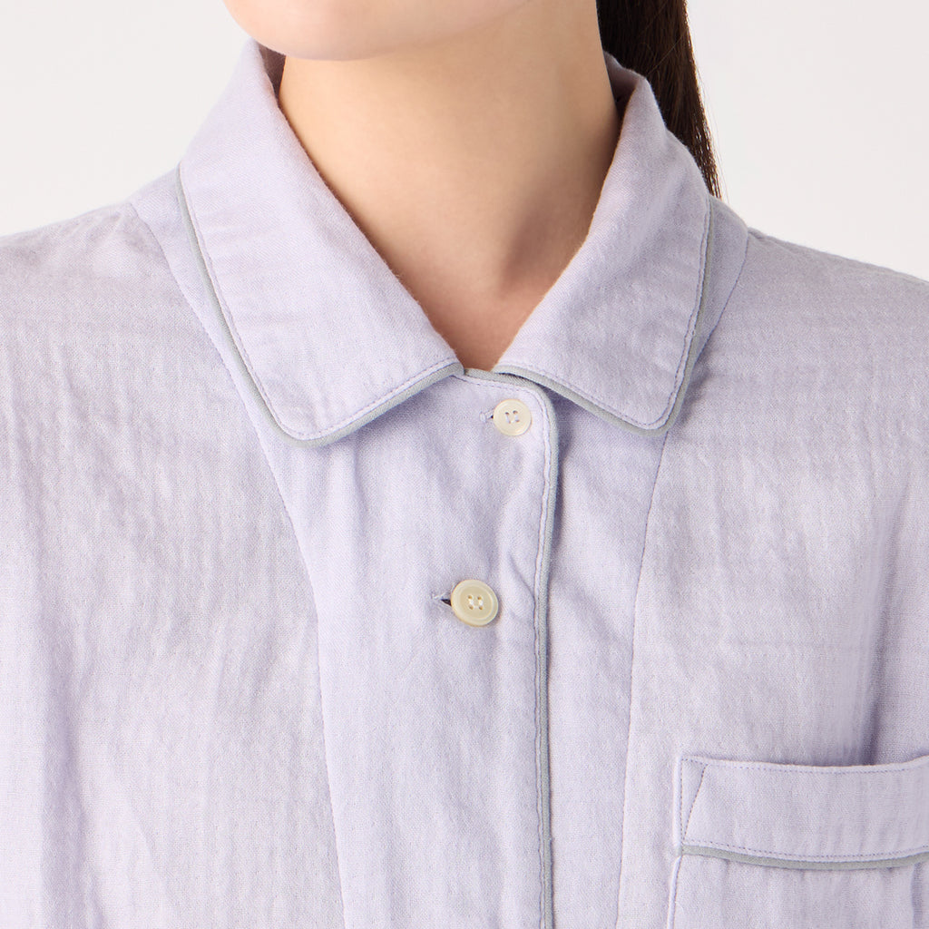 Marshmallow Gauze pyjamas in Violet