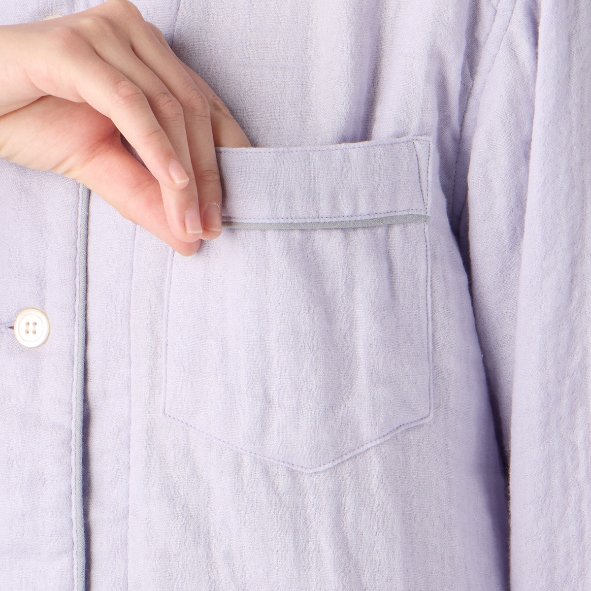 Marshmallow Gauze pyjamas in Violet