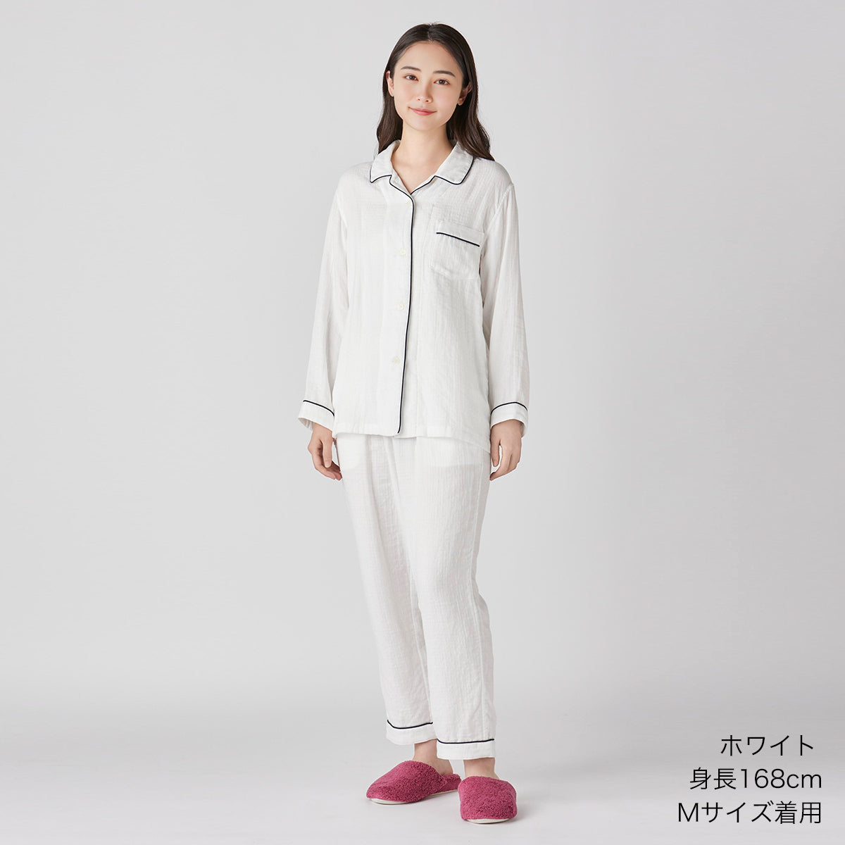 Marshmallow Gauze pyjamas in White