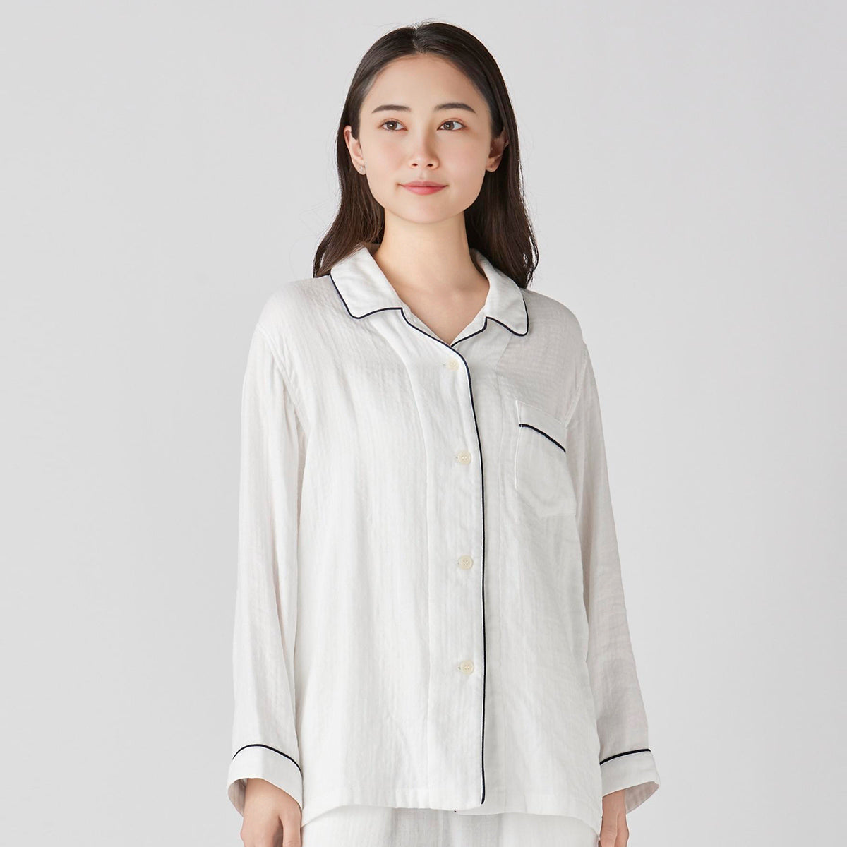 Marshmallow Gauze pyjamas in White