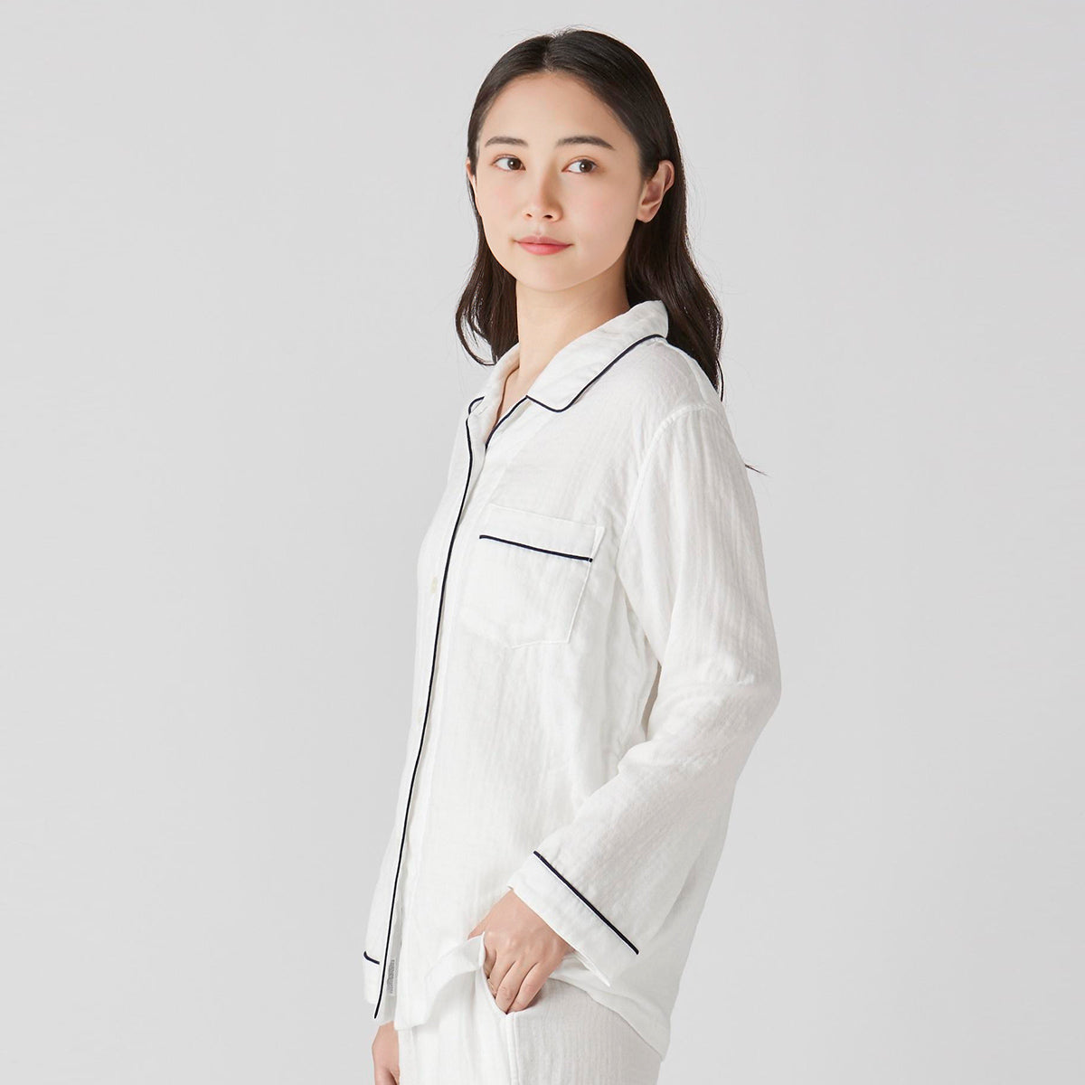 Marshmallow Gauze pyjamas in White