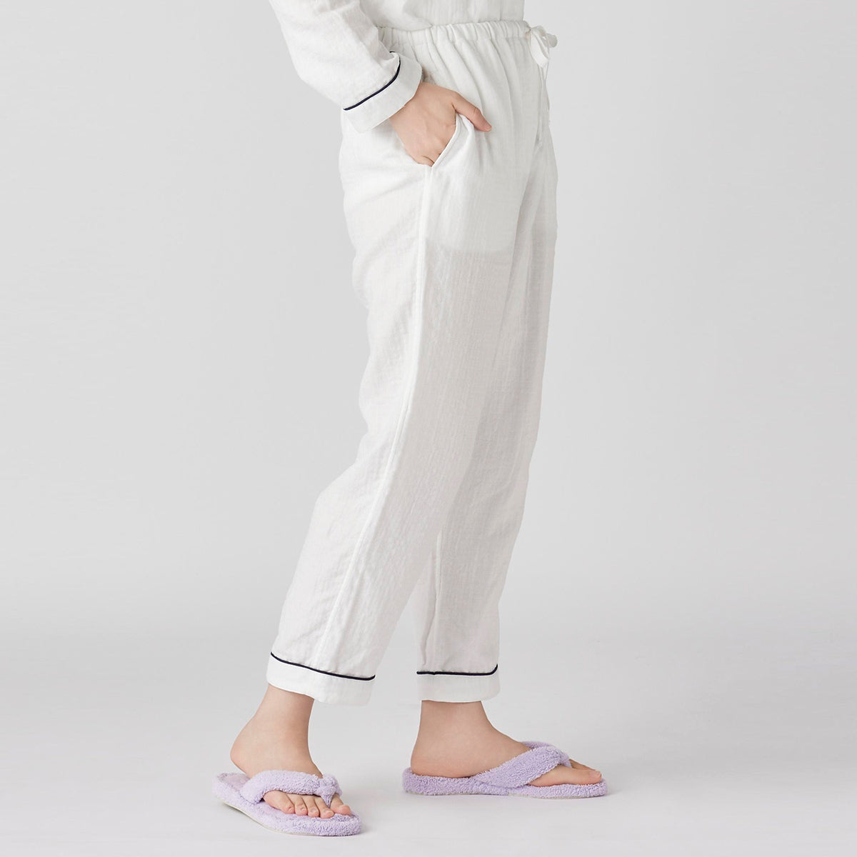 Marshmallow Gauze pyjamas in White