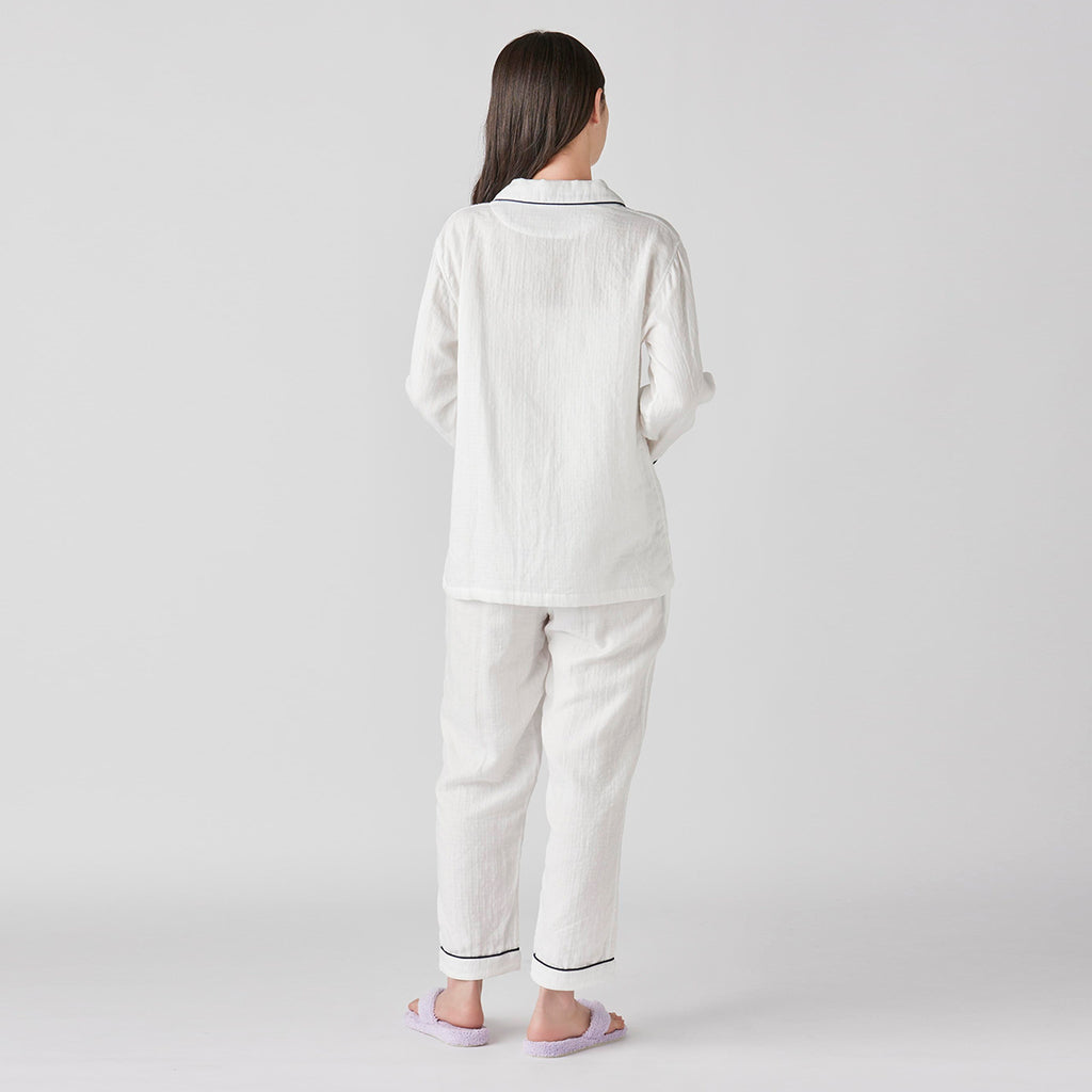 Marshmallow Gauze pyjamas in White