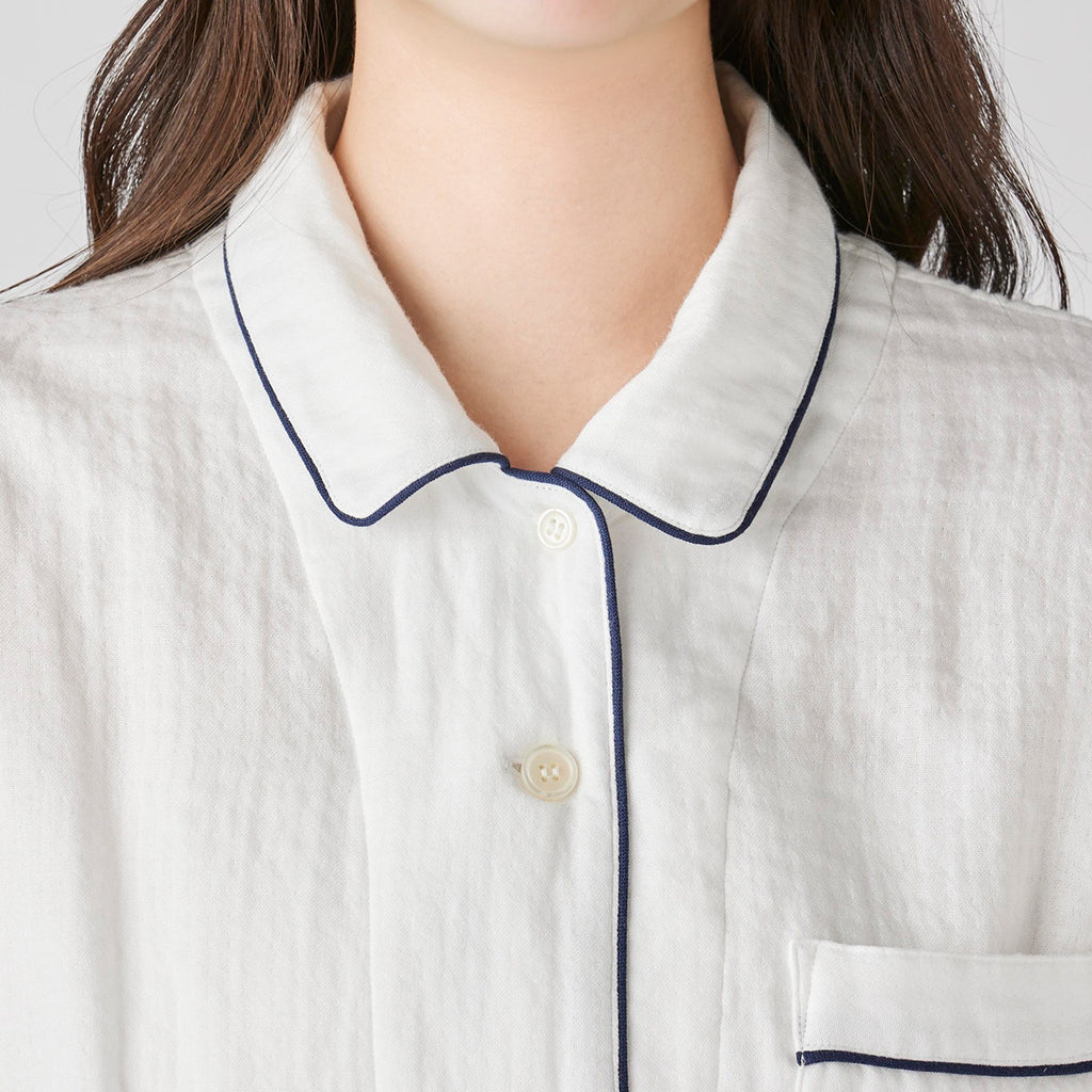 Marshmallow Gauze pyjamas in White