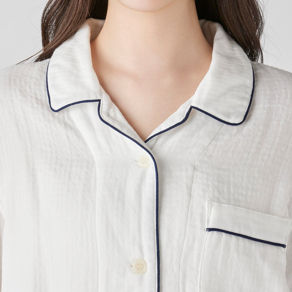 Marshmallow Gauze pyjamas in White