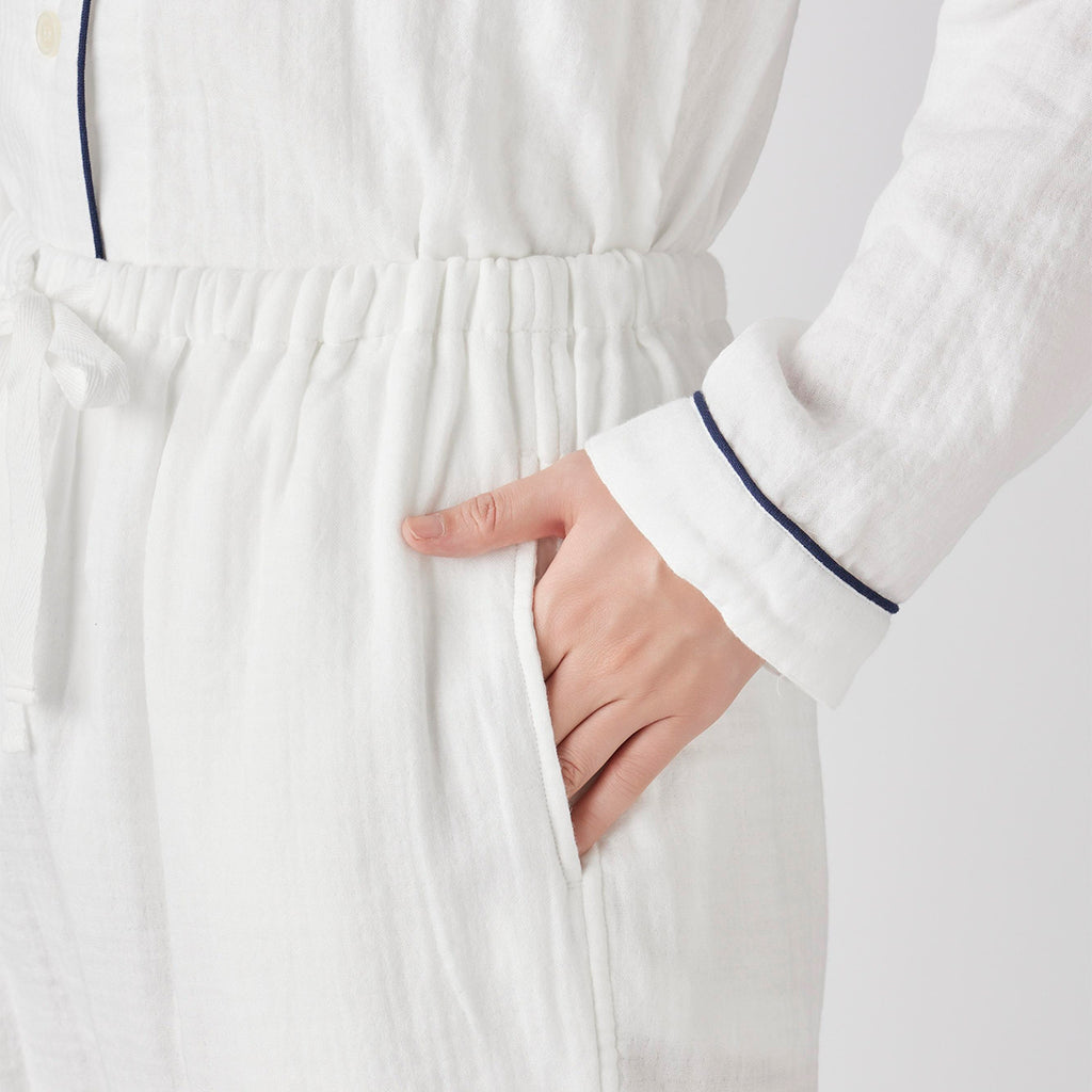 Marshmallow Gauze pyjamas in White