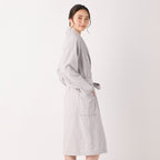 Lightweight Yarn bath robe in Grey