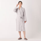 Lightweight Yarn bath robe in Grey