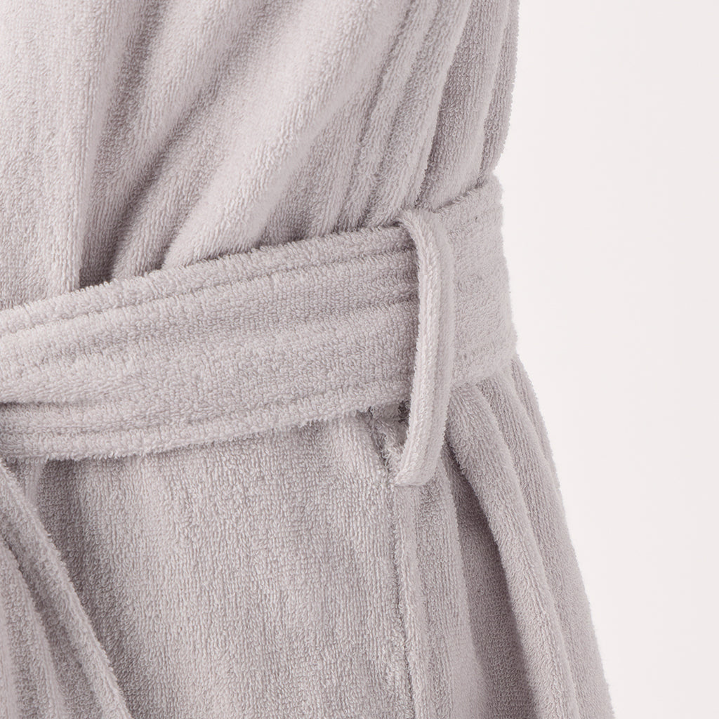 Lightweight Yarn bath robe in Grey