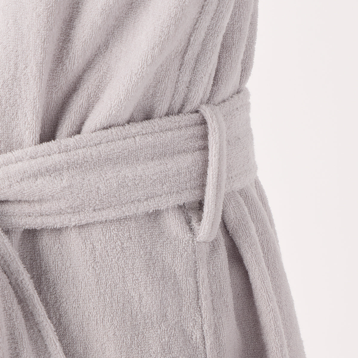 Lightweight Yarn bath robe in Grey