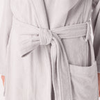 Lightweight Yarn bath robe in Grey