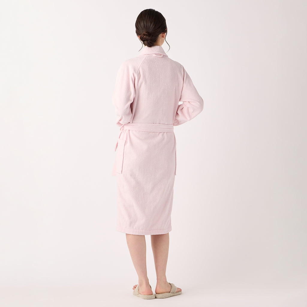 Lightweight Yarn bath robe in Pink