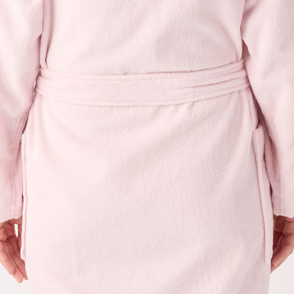 Lightweight Yarn bath robe in Pink