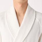 Lightweight Yarn bath robe in White