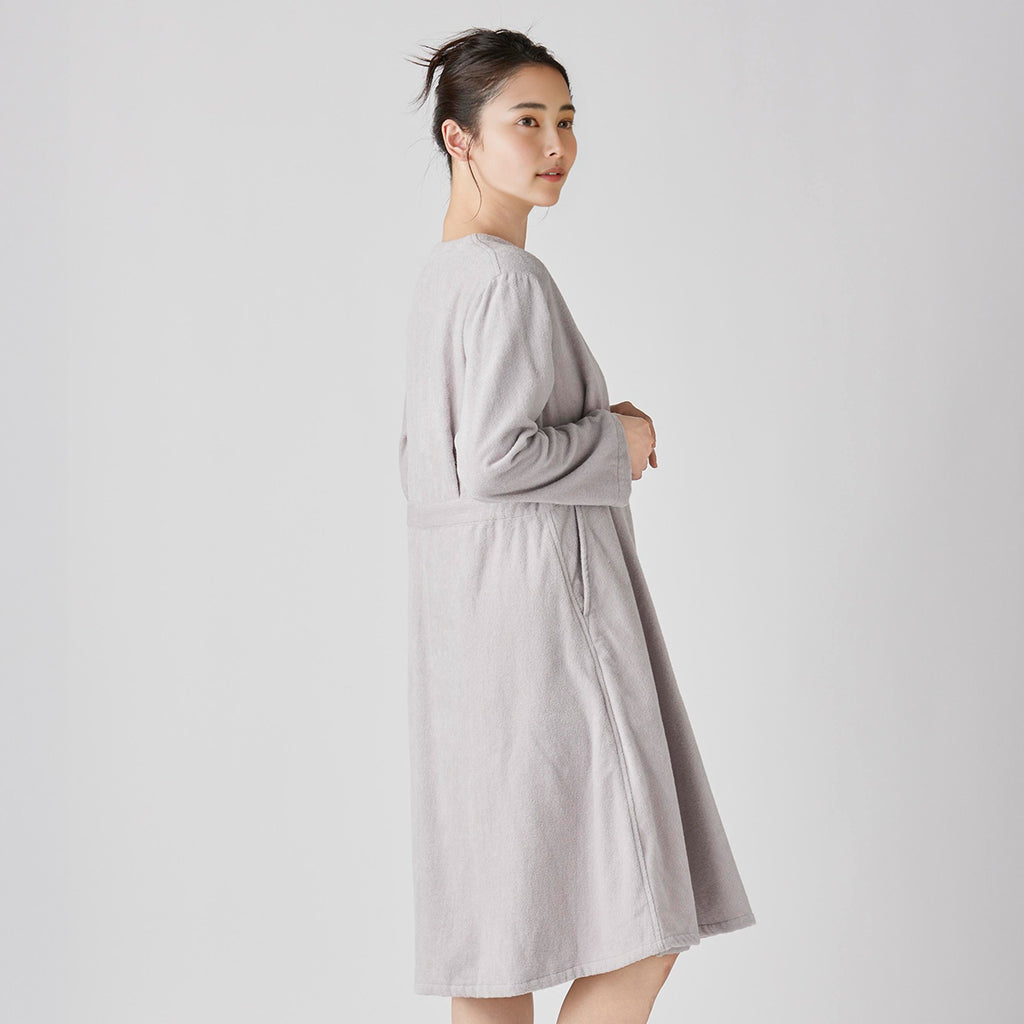 Airy Touch bath robe in Grey