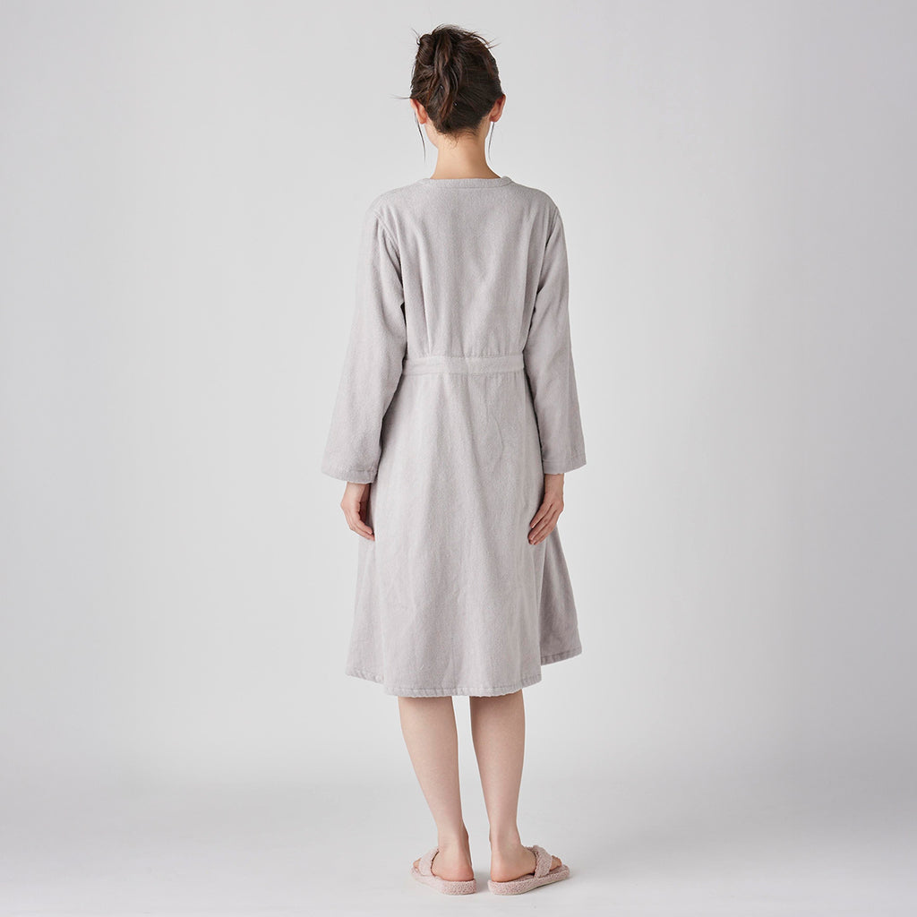 Airy Touch bath robe in Grey