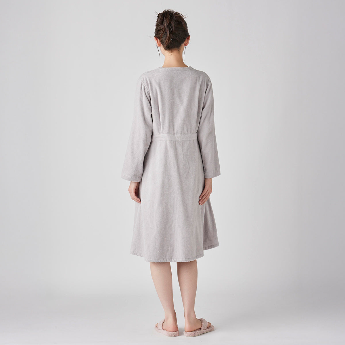 Airy Touch bath robe in Grey