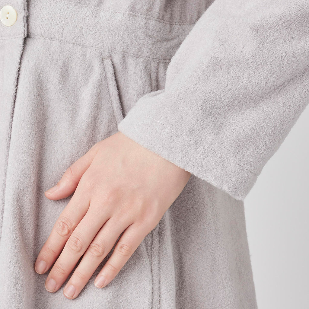 Airy Touch bath robe in Grey