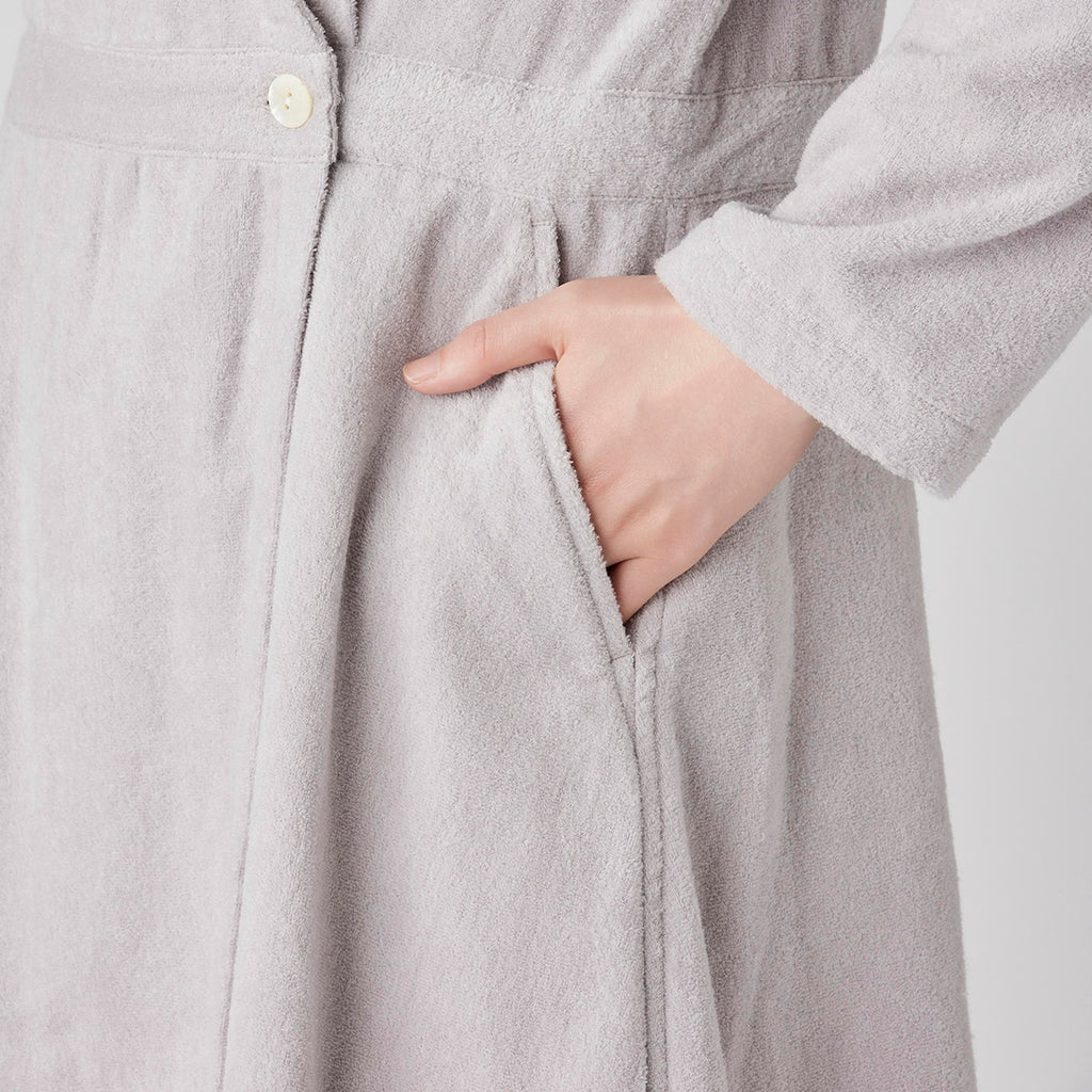 Airy Touch bath robe in Grey