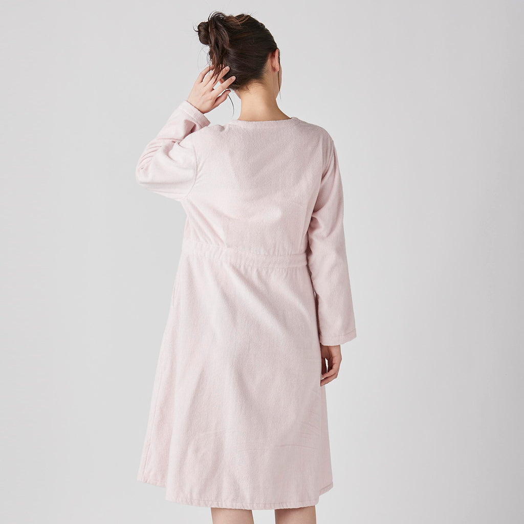 Airy Touch bath robe in Pink