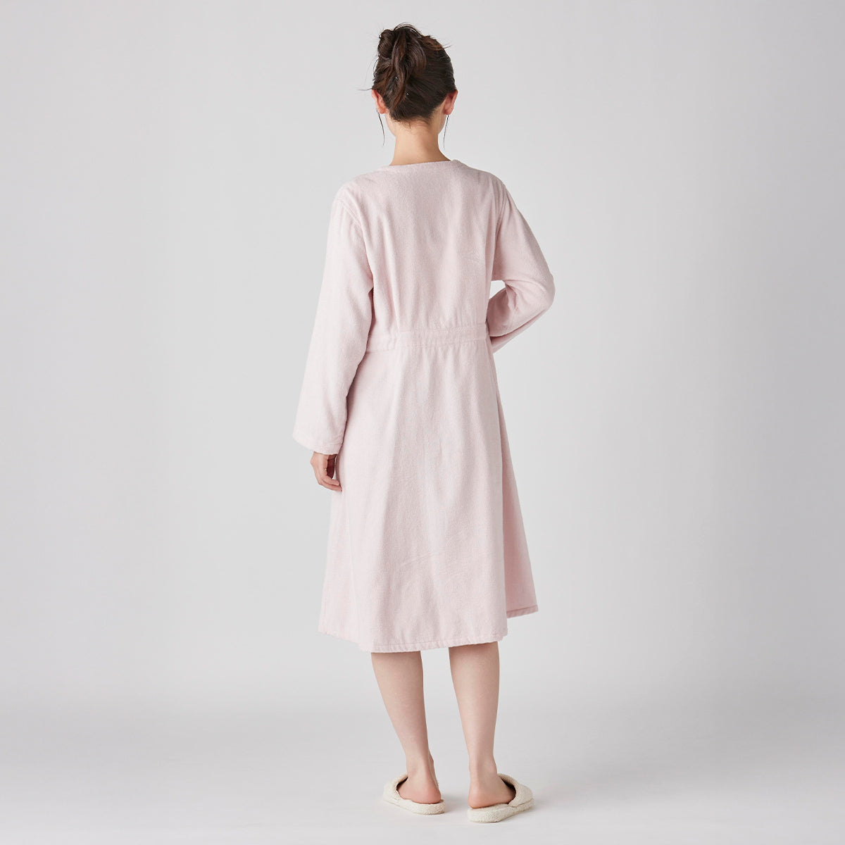 Airy Touch bath robe in Pink